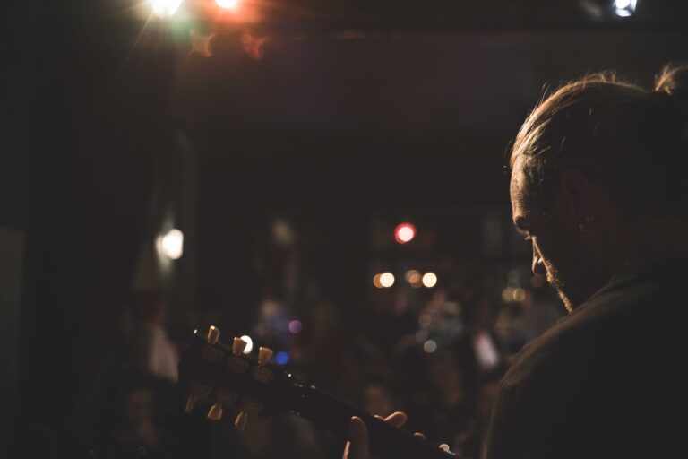 musicien joue live dans un bar en Provence